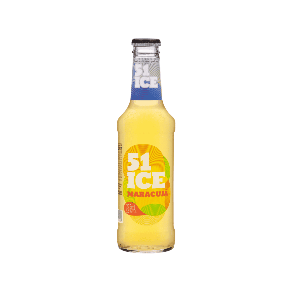 Bebida Mista Alcoólica Gaseificada 51 Ice Maracujá 275ml