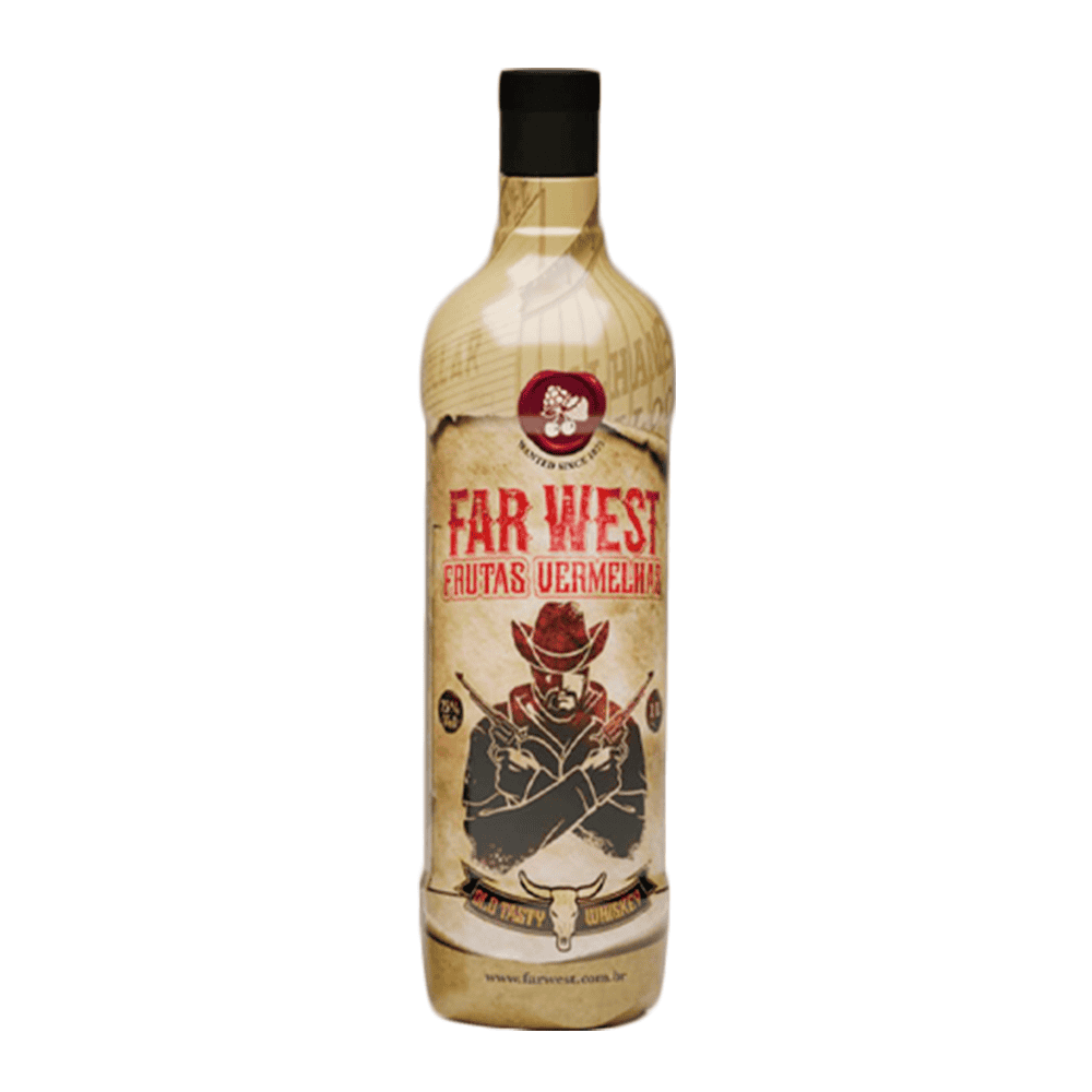 Whisky Far West Frutas Vermelhas Pet 1L