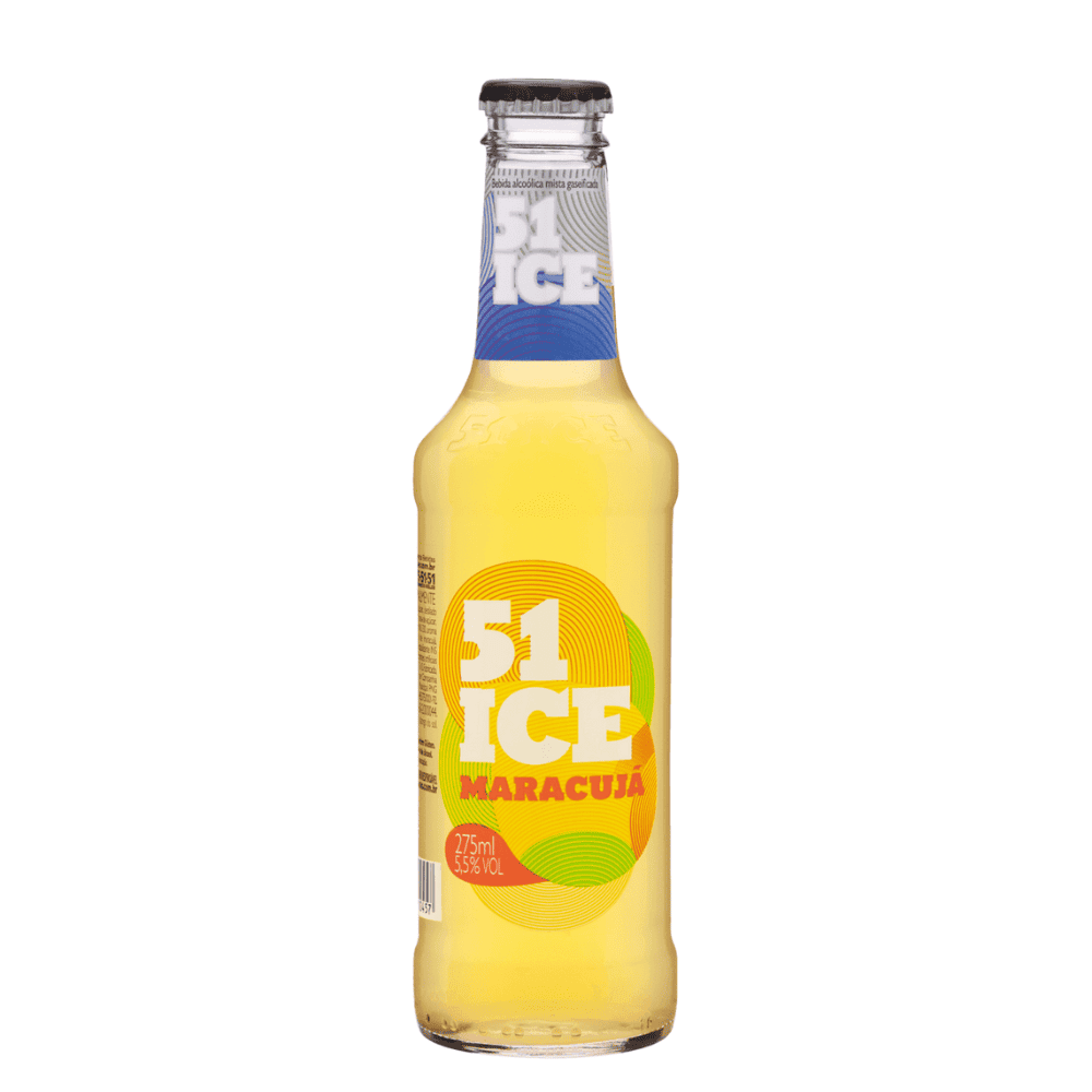Bebida Mista Alcoólica Gaseificada 51 Ice Maracujá 275ml