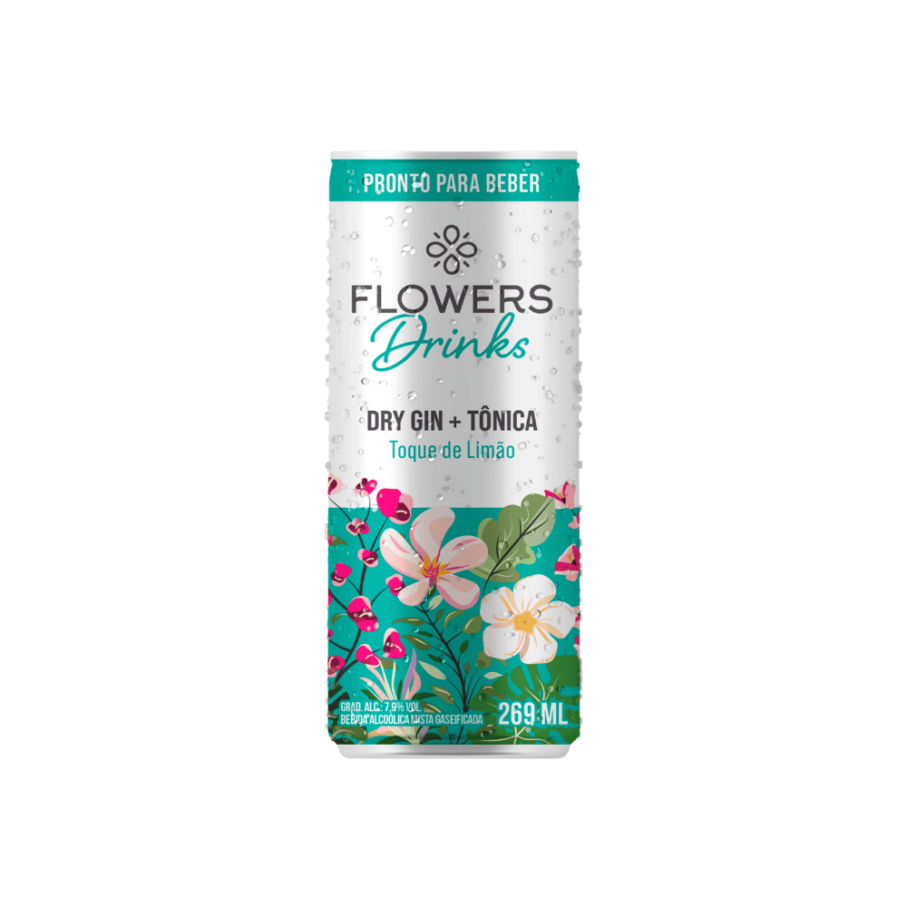 Gin Tônica Flowers Limão 269ml