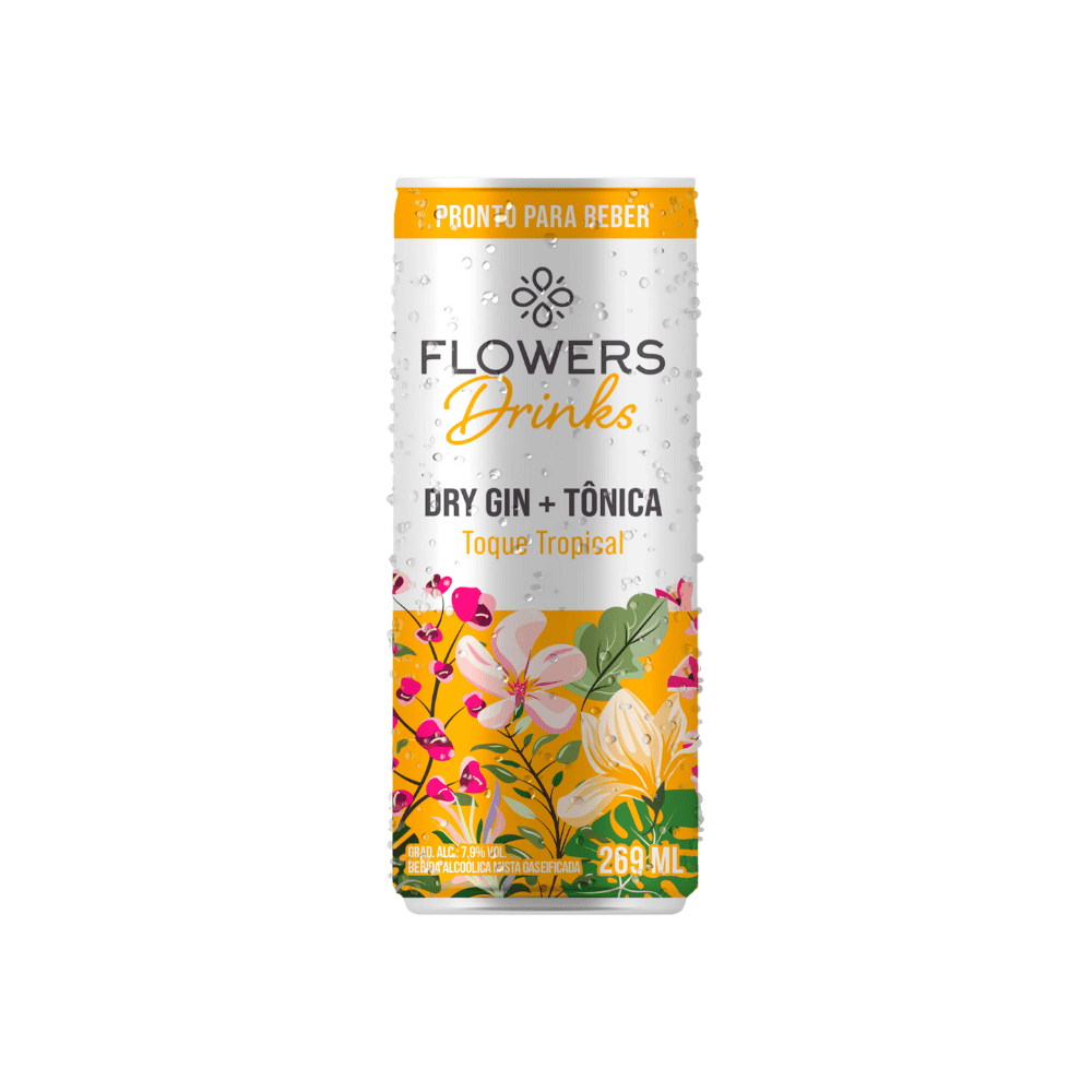 Gin Tônica Flowers Tropical 269ml