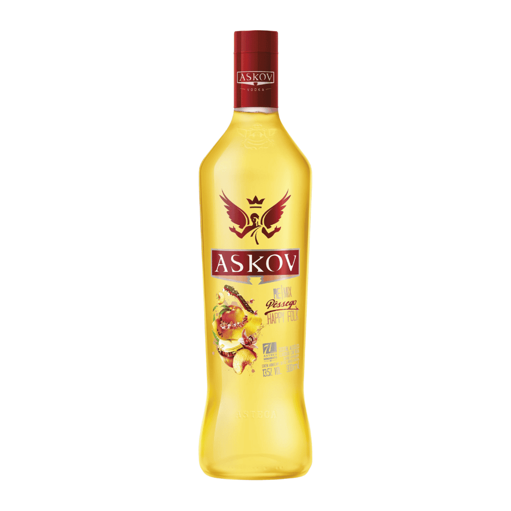 Vodka Askov ReMix Pêssego 900ml