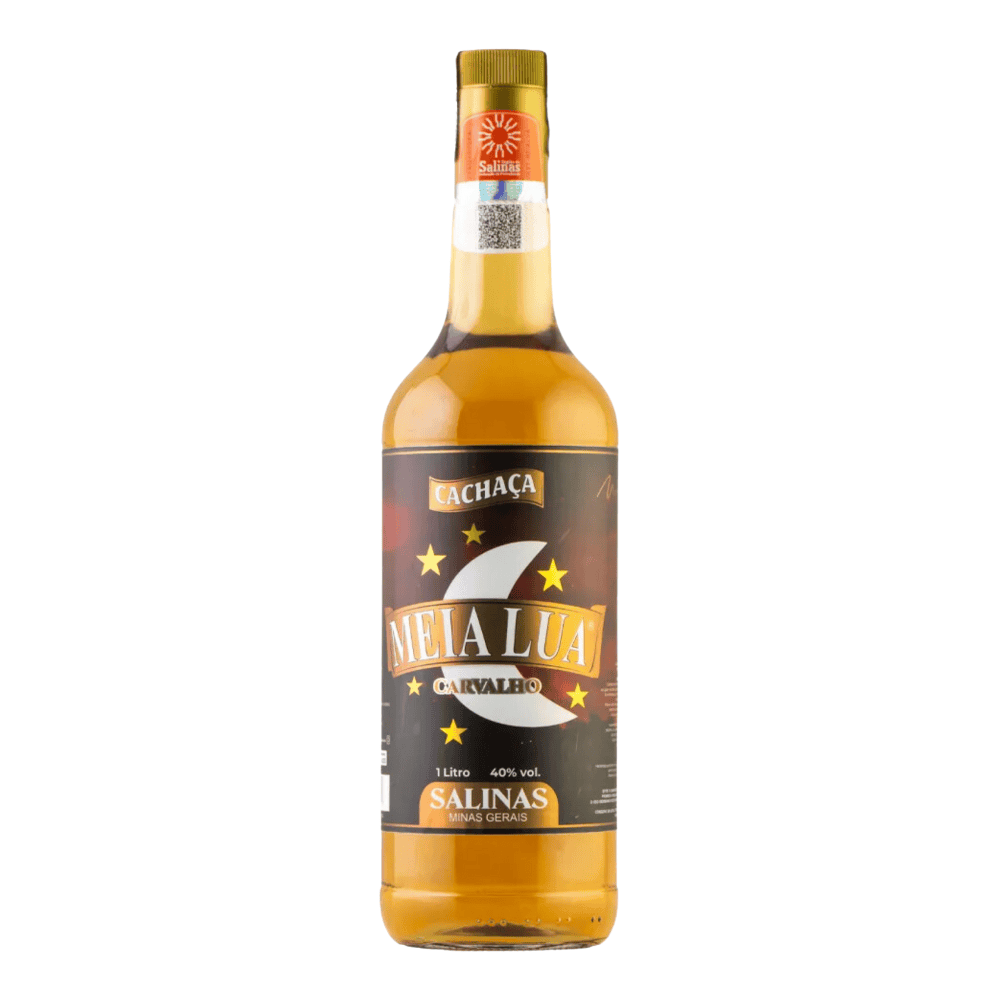 Cachaça Meia Lua Carvalho 1L