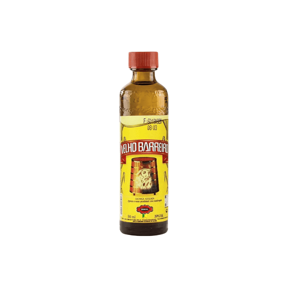 Miniatura Cachaça Velho Barreiro 50ml