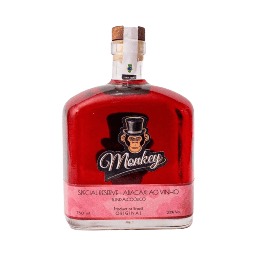 Cachaça Monkey Royale Abacaxi ao Vinho 750ml