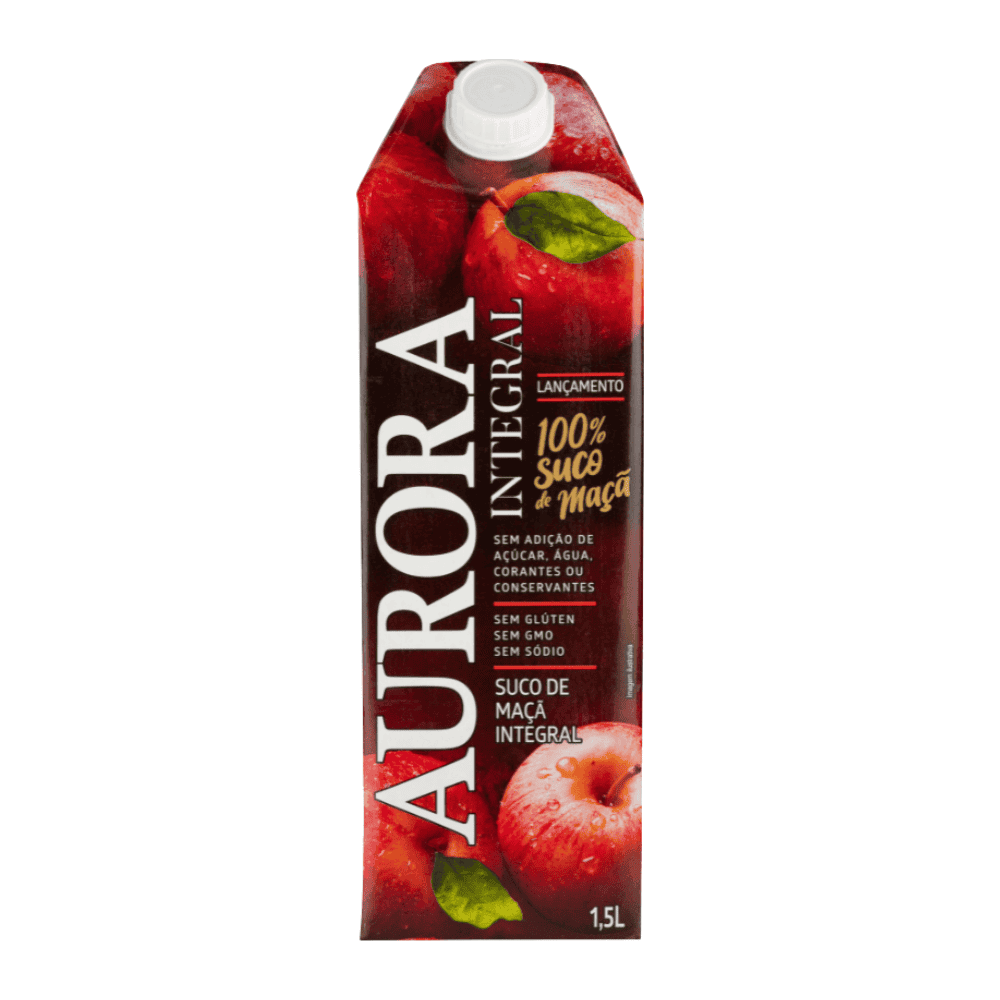 Suco de Maçã Integral Aurora TP 1,5L