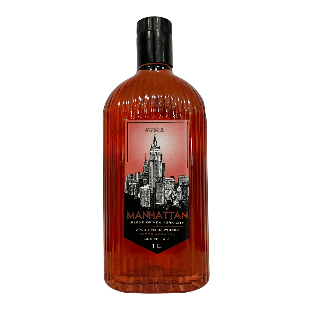 Aperitivo de Whisky Manhattan Morango 1L