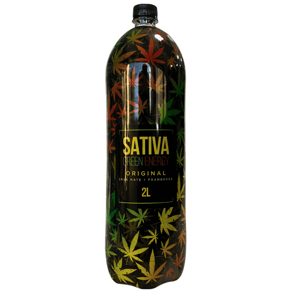 Energético Sativa Green Energy Erva Mate + Framboesa 2L