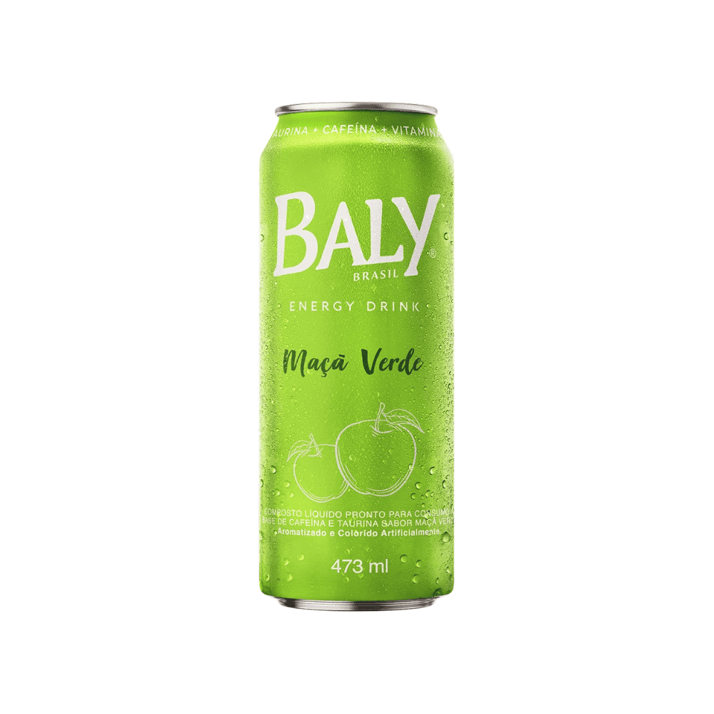 Energético Baly Maçã Verde 473ml