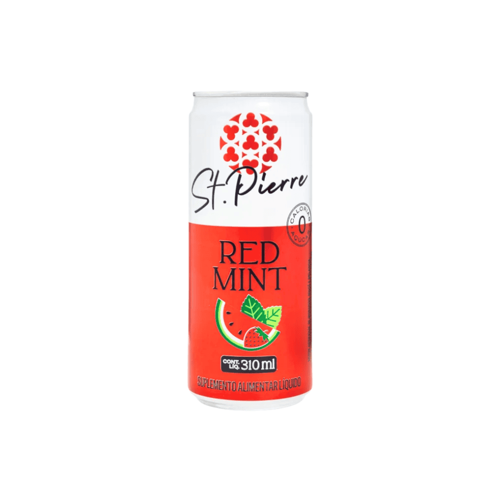 Refrigerante St. Pierre Red Mint Lata 310ml