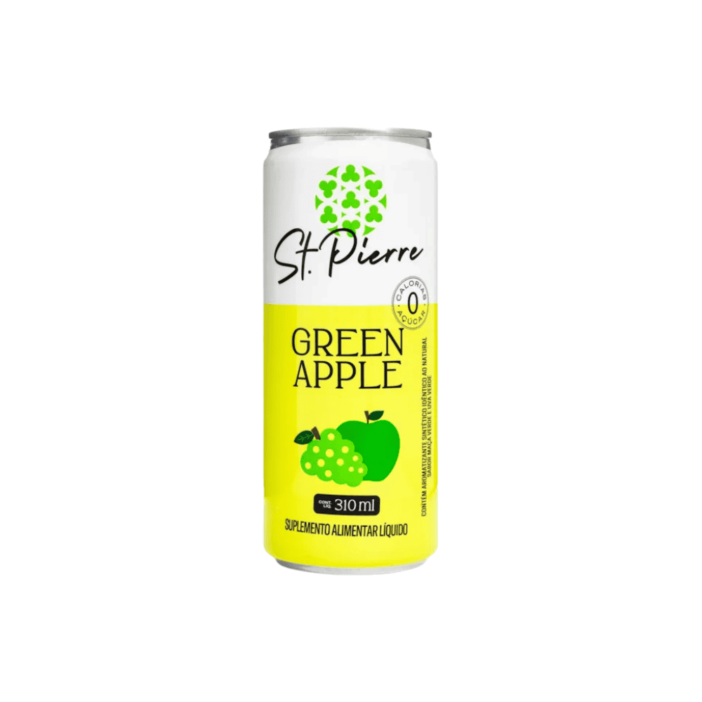 Refrigerante St. Pierre Uva e Maçã Verde Lata 310ml