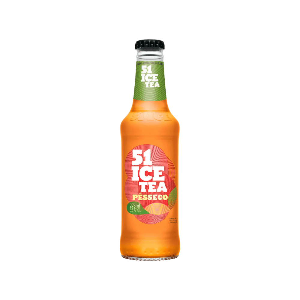 Bebida Mista Alcoólica Gaseificada 51 Ice Tea Pêssego 275ml