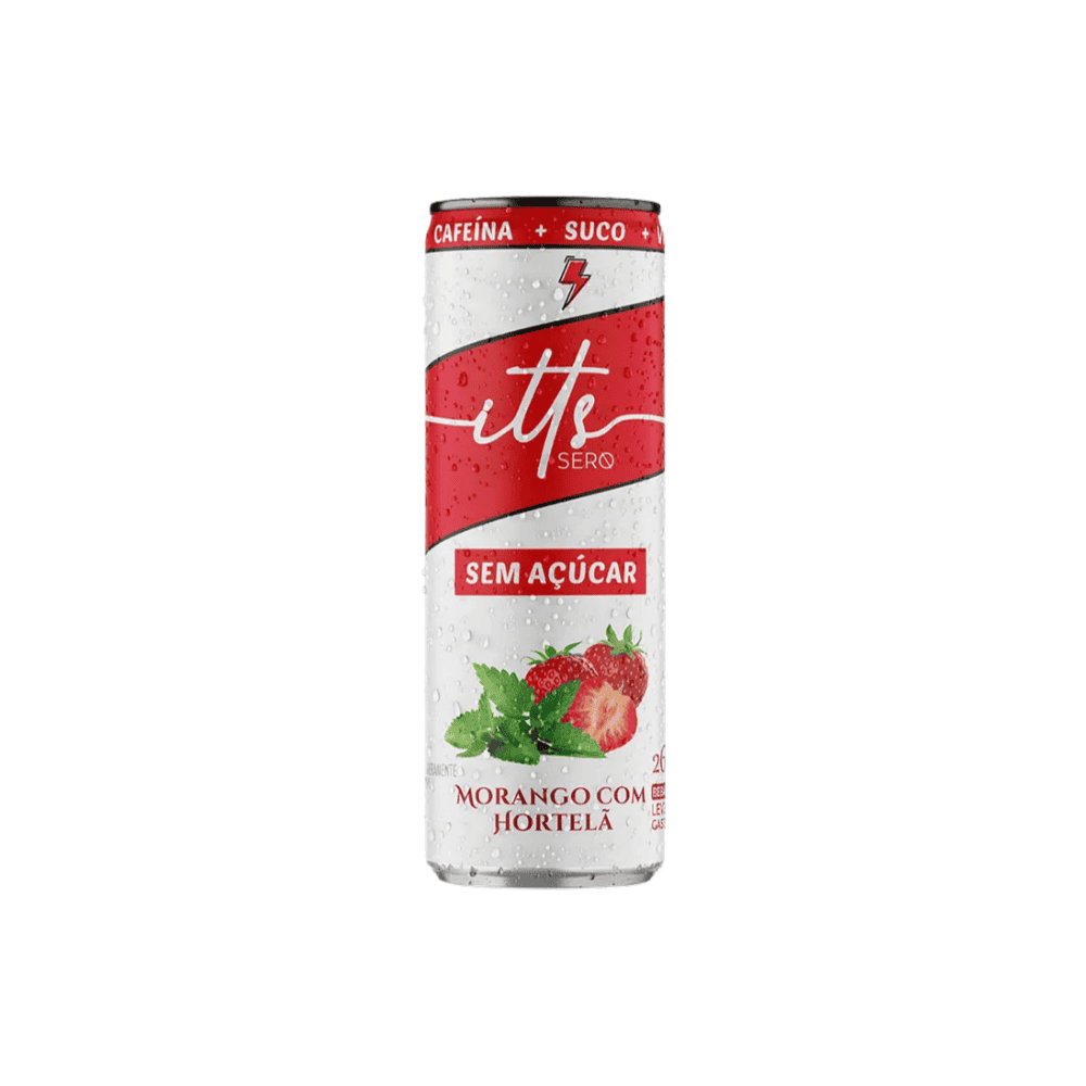 Suco Itts Sero Morango com Hortelã Lata 269ml