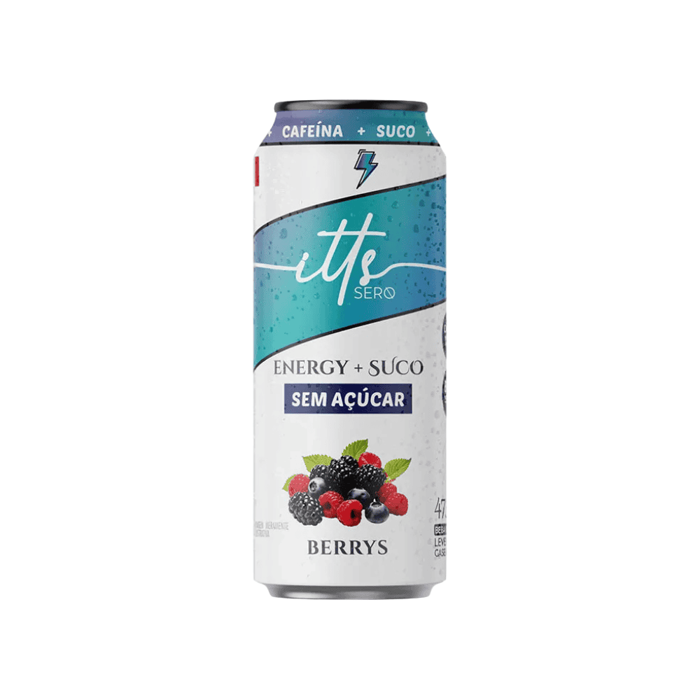 Bebida Itts Sero Energy + Suco Berrys Lata 473ml