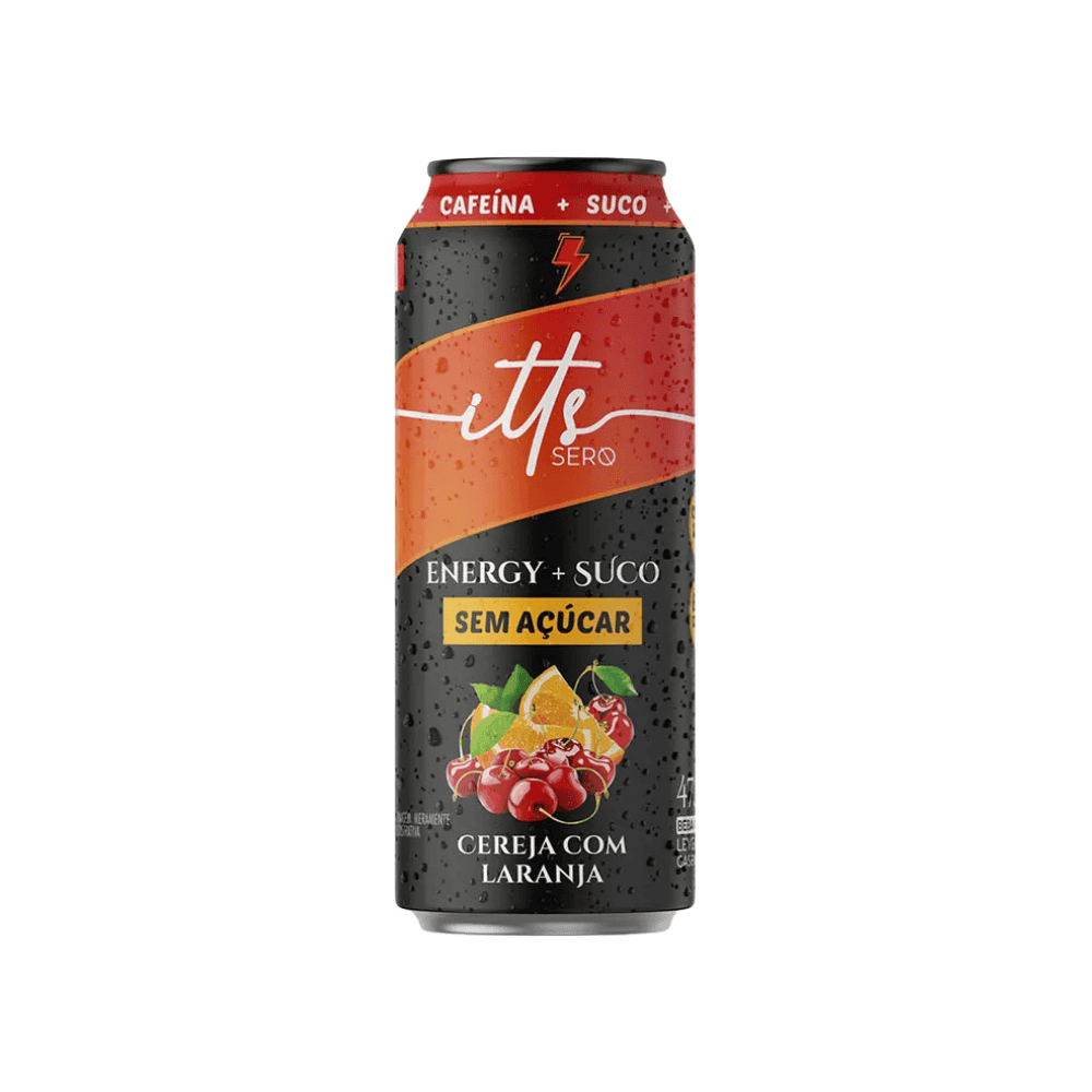 Bebida Itts Sero Energy + Suco Cereja com Laranja Lata 473ml