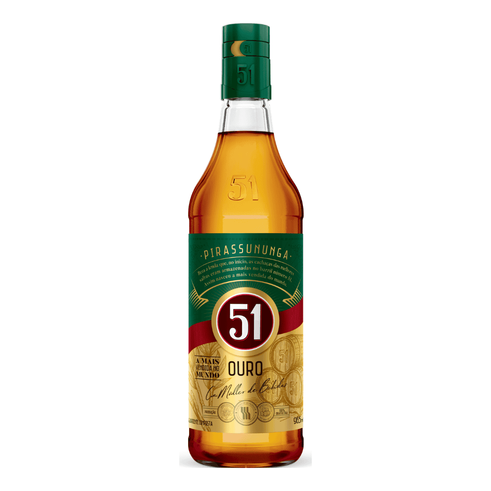 Cachaça 51 Ouro 965ml