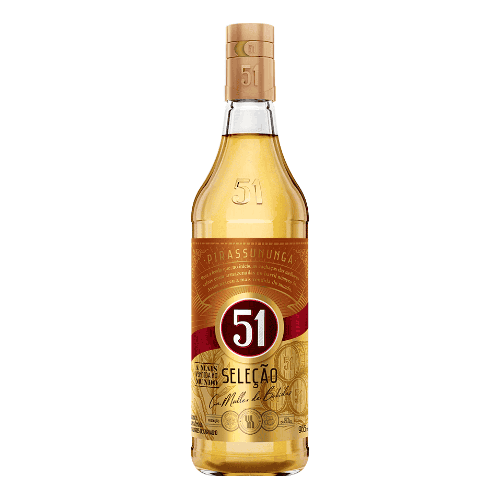 Cachaça 51 Seleção 965ml