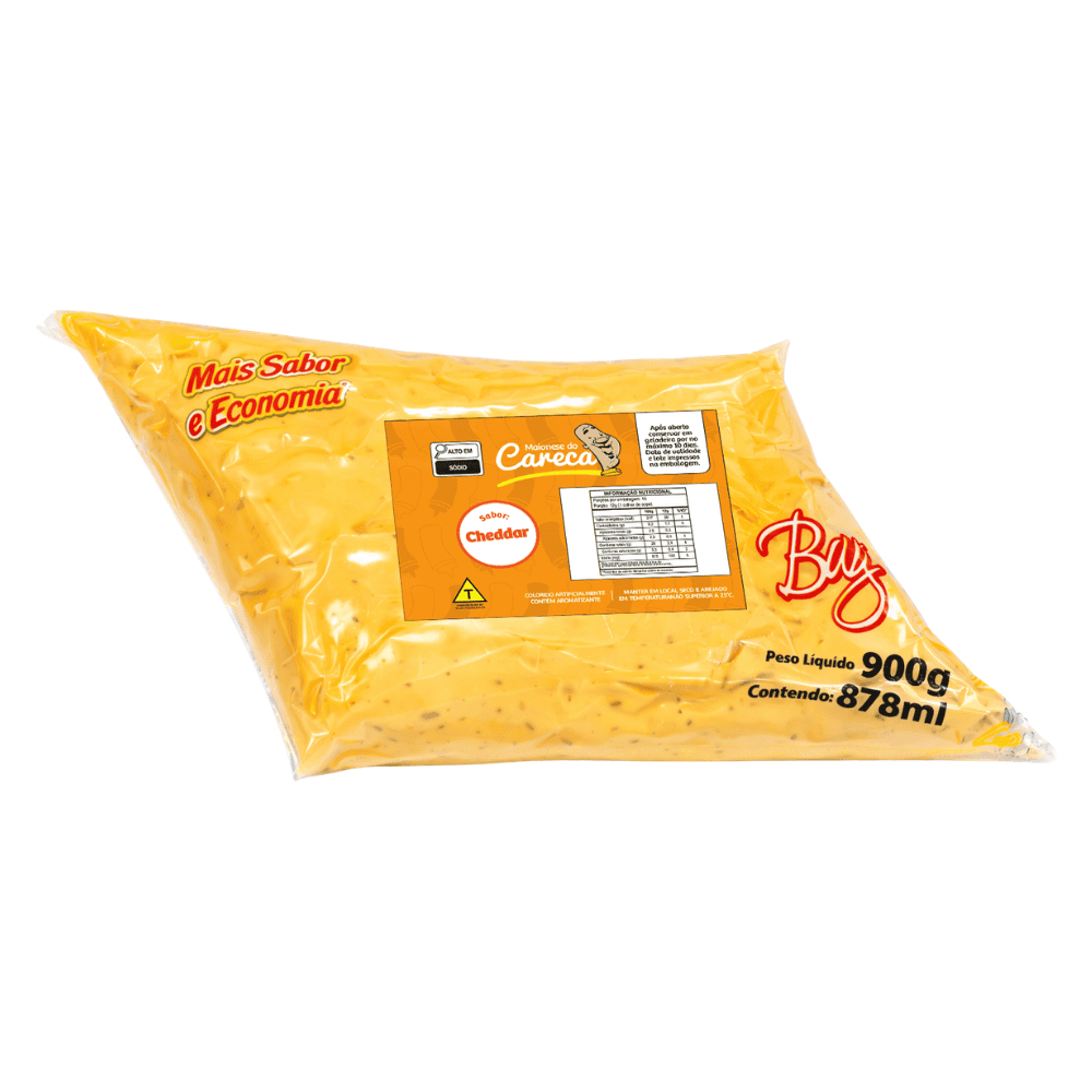 Maionese do Careca Cheddar Bag 900g