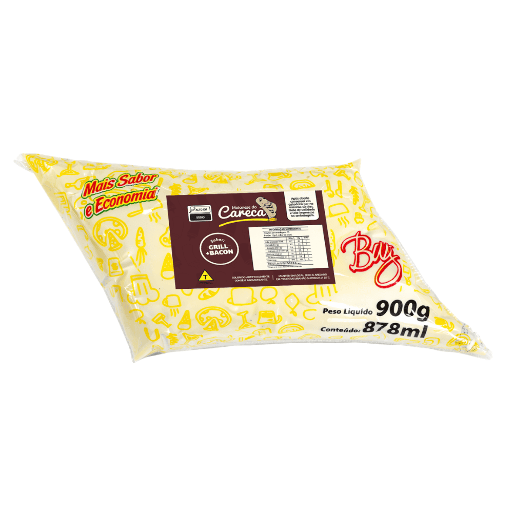 Maionese do Careca Grill + Bacon Bag 900g