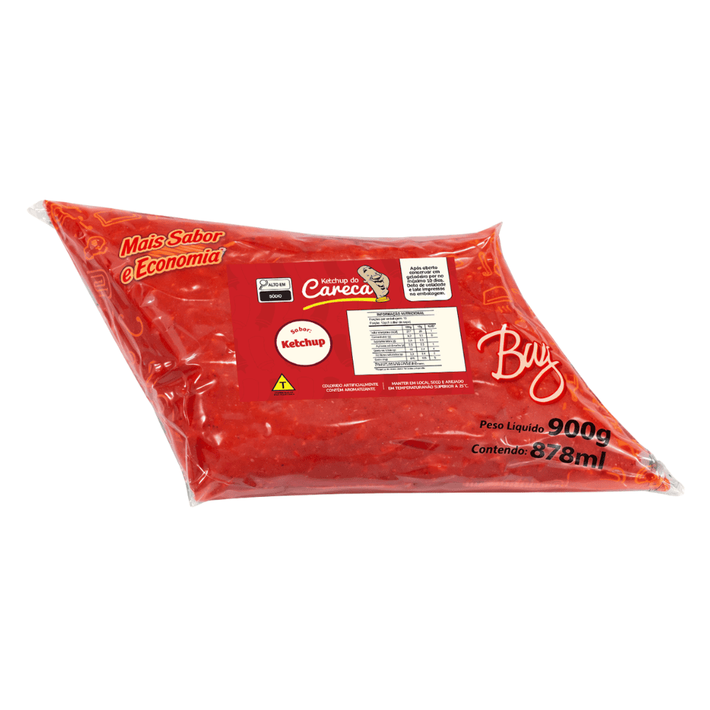 Ketchup Grill do Careca Bag 900g