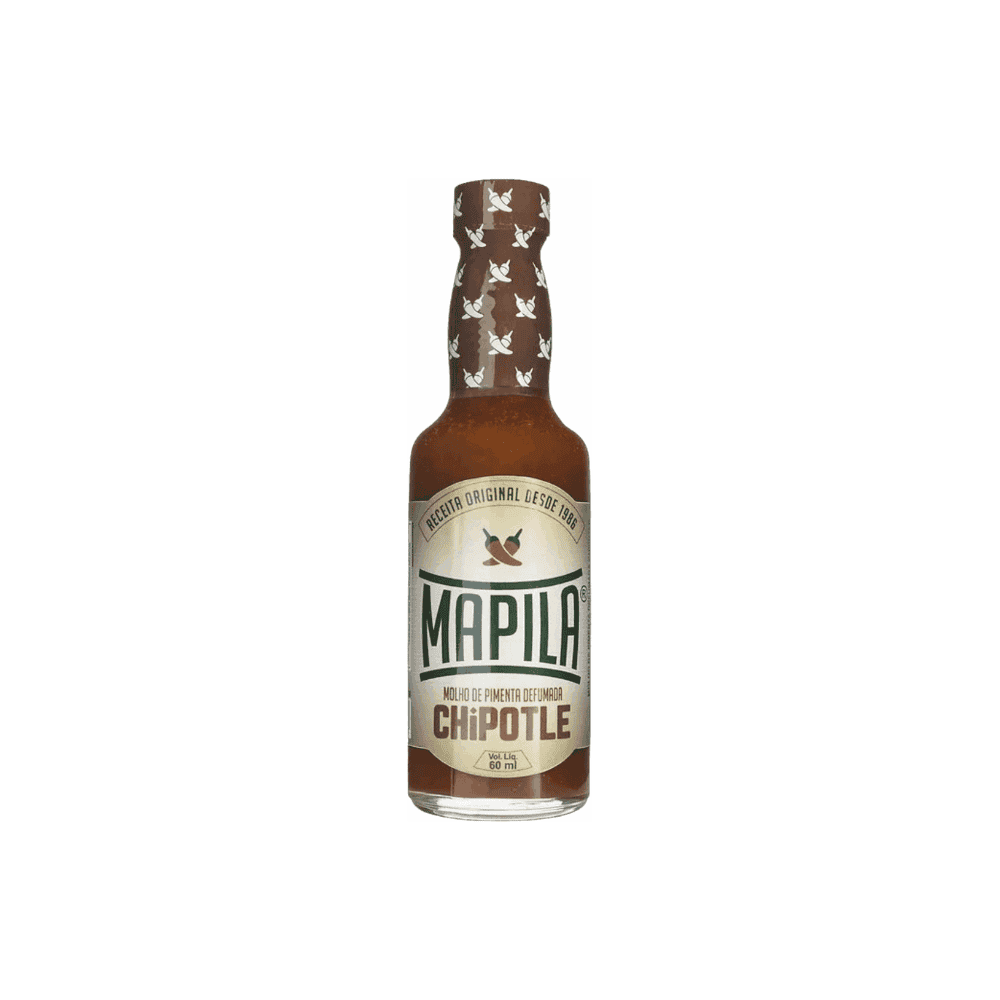 Molho de Pimenta Defumada Chipotle Mapila 60ml