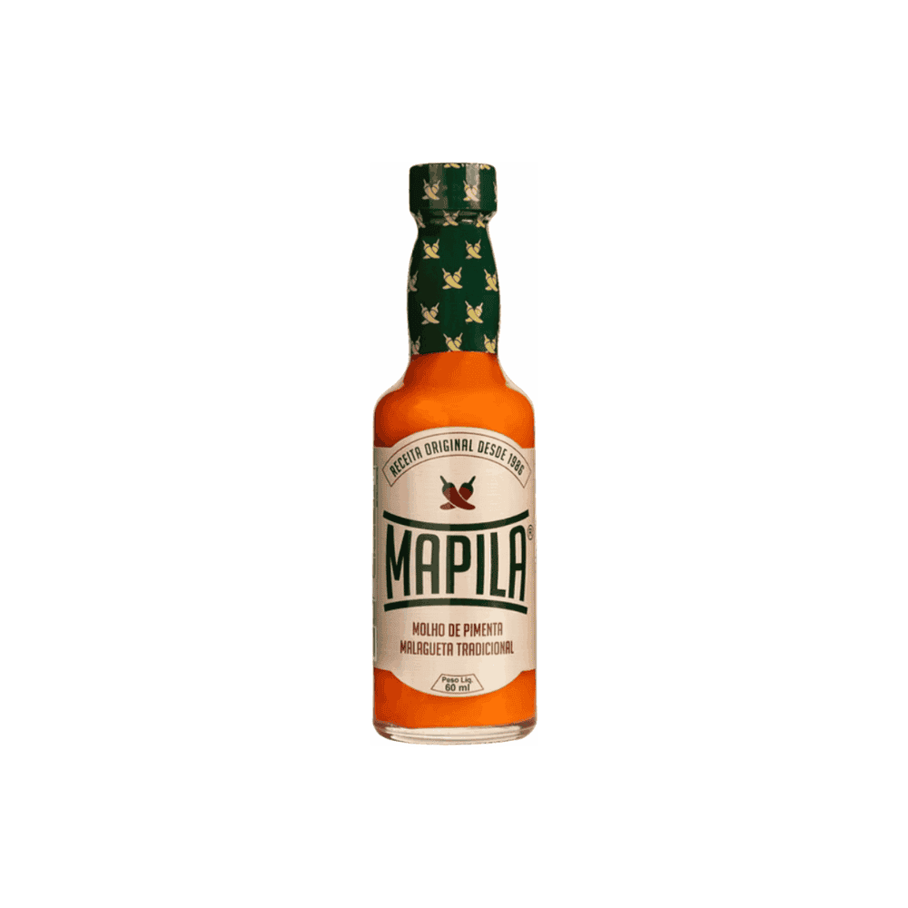 Molho de Pimenta Malagueta Tradicional Mapila 60ml