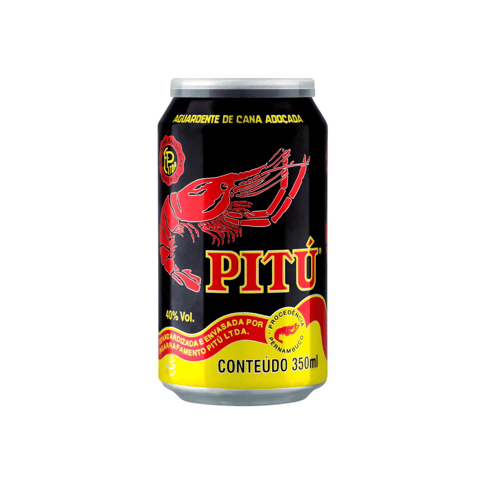 Cachaça Pitú Tradicional Lata 350ml